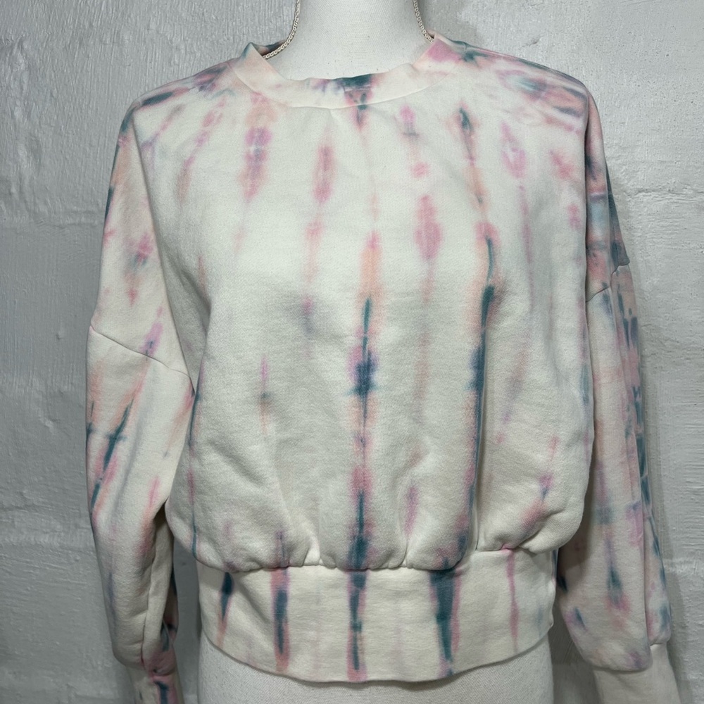 OLD NAVY CROPPED TIE DYED SWEATSHIRT - Picture 8 of 14